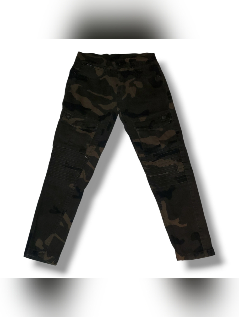 Phat Farm Kids Camo Cargo Jeans - Black & Olive